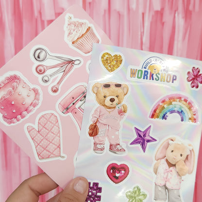 Plantilla de stickers personalizados - 15 piezas